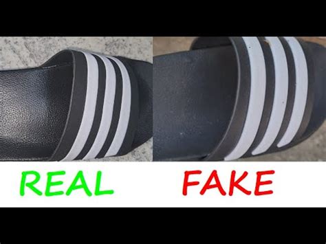 how to spot fake adidas adilette|adidas shoes real or fake.